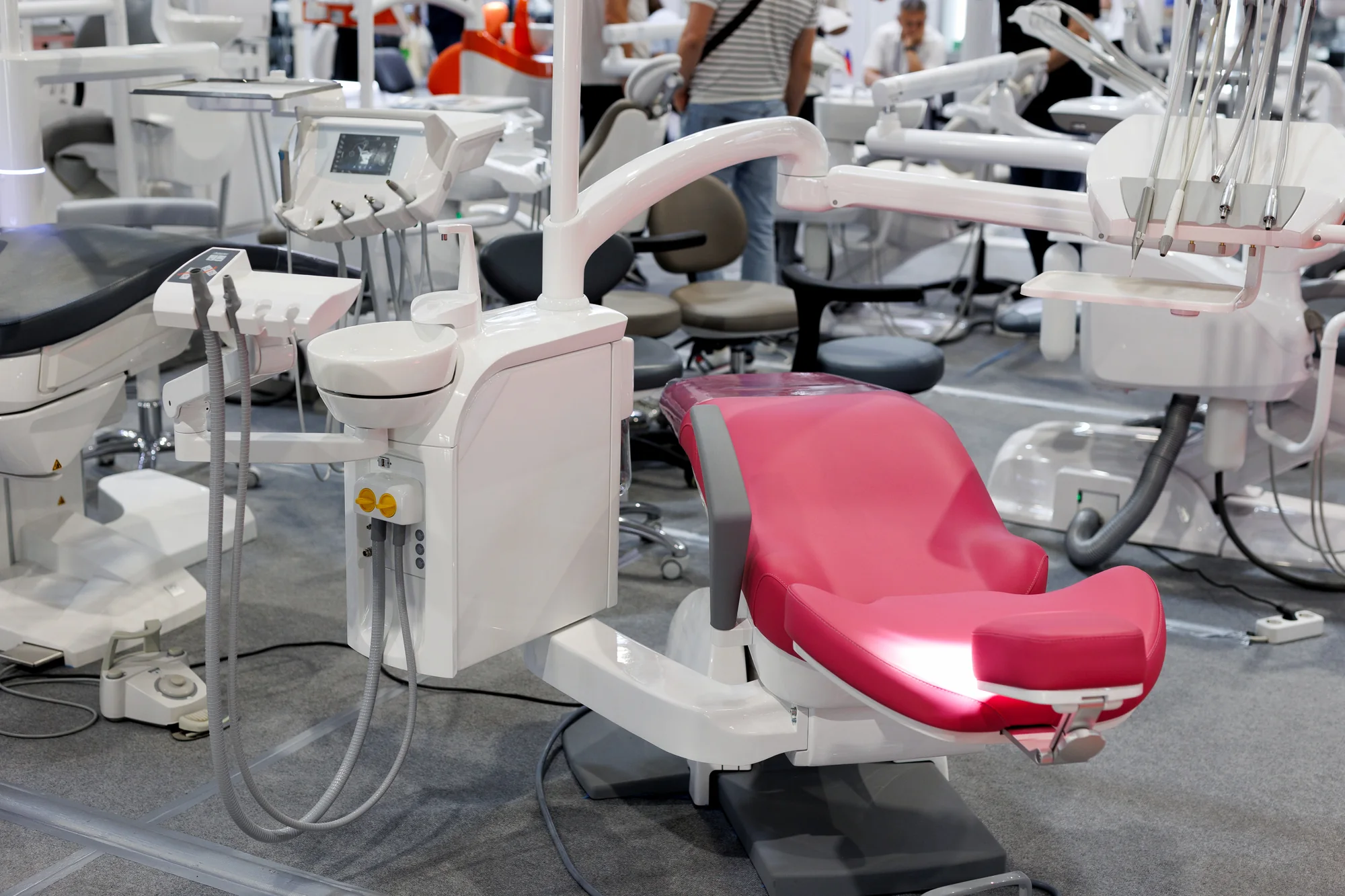 Modern dental treatment equipment in a bright Canadian clinic